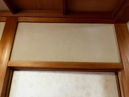 清掃後の和室の壁